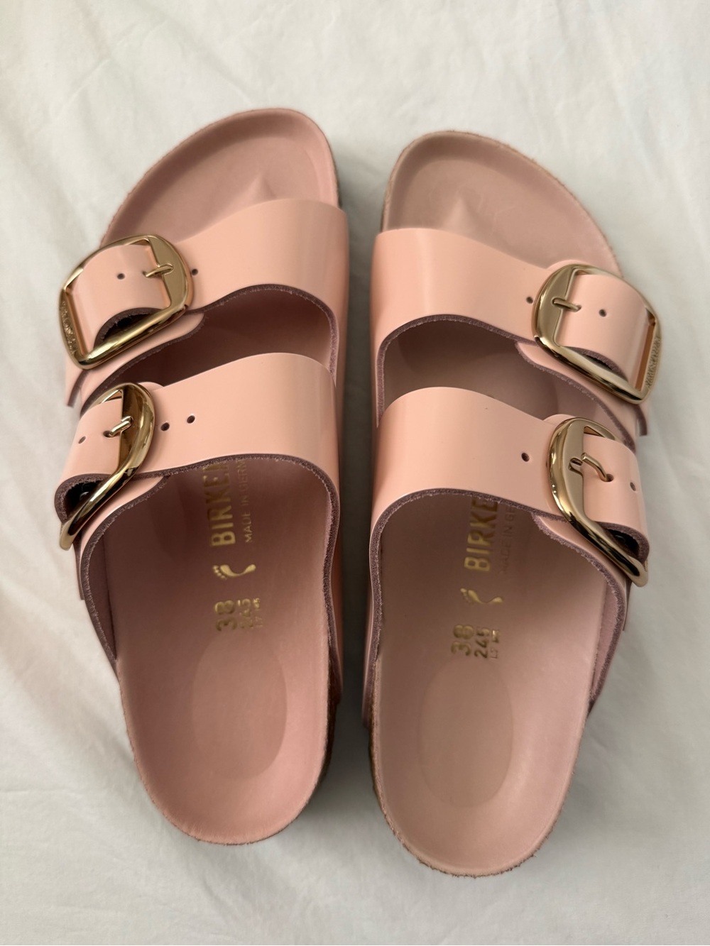 Birkenstock Arizona big buckle Blush Pink Double-Buckle Sandal